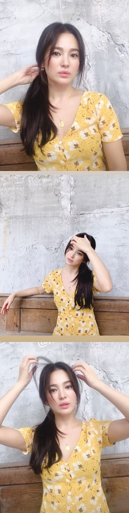 韩国女艺人宋慧乔申请离婚前一天SNS发近照