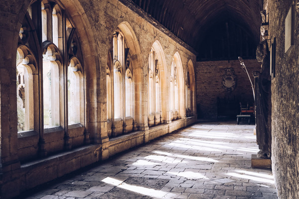 《哈利波特》拍摄地 Oxford’s Bodleian Library  图片来自thewanderblogger.com